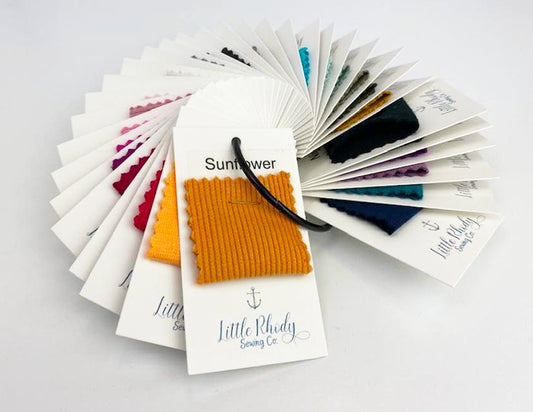 Knit Solids Swatch Card Set - Little Rhody Sewing Co.