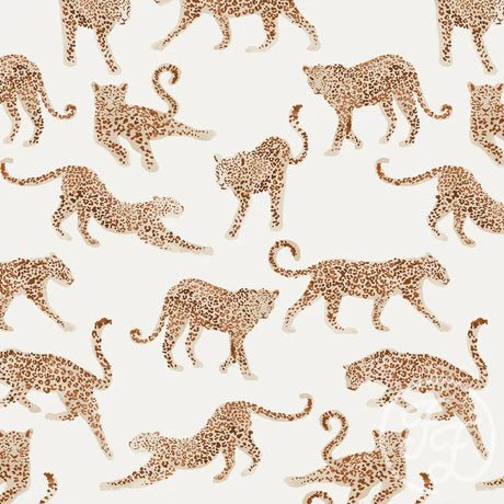 Leopards White - Little Rhody Sewing Co.