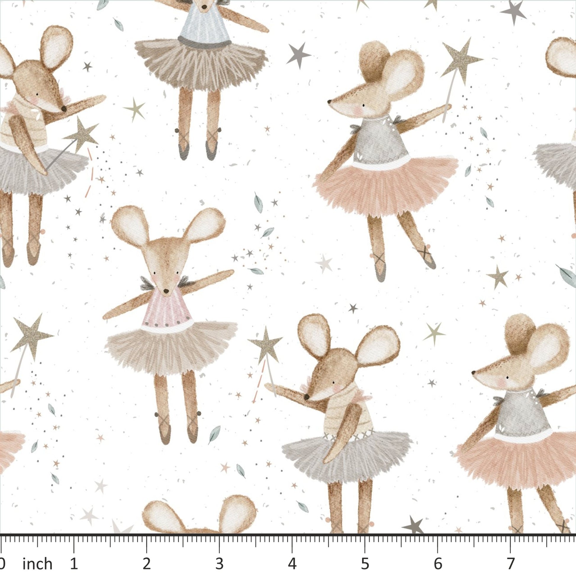 Lumelo and Ginger - Dottie on Salt - Mouse Ballet - Mice Ballet - Little Rhody Sewing Co.