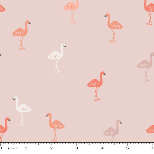 Lumelo and Ginger - Flamingos on Floss - Little Rhody Sewing Co.