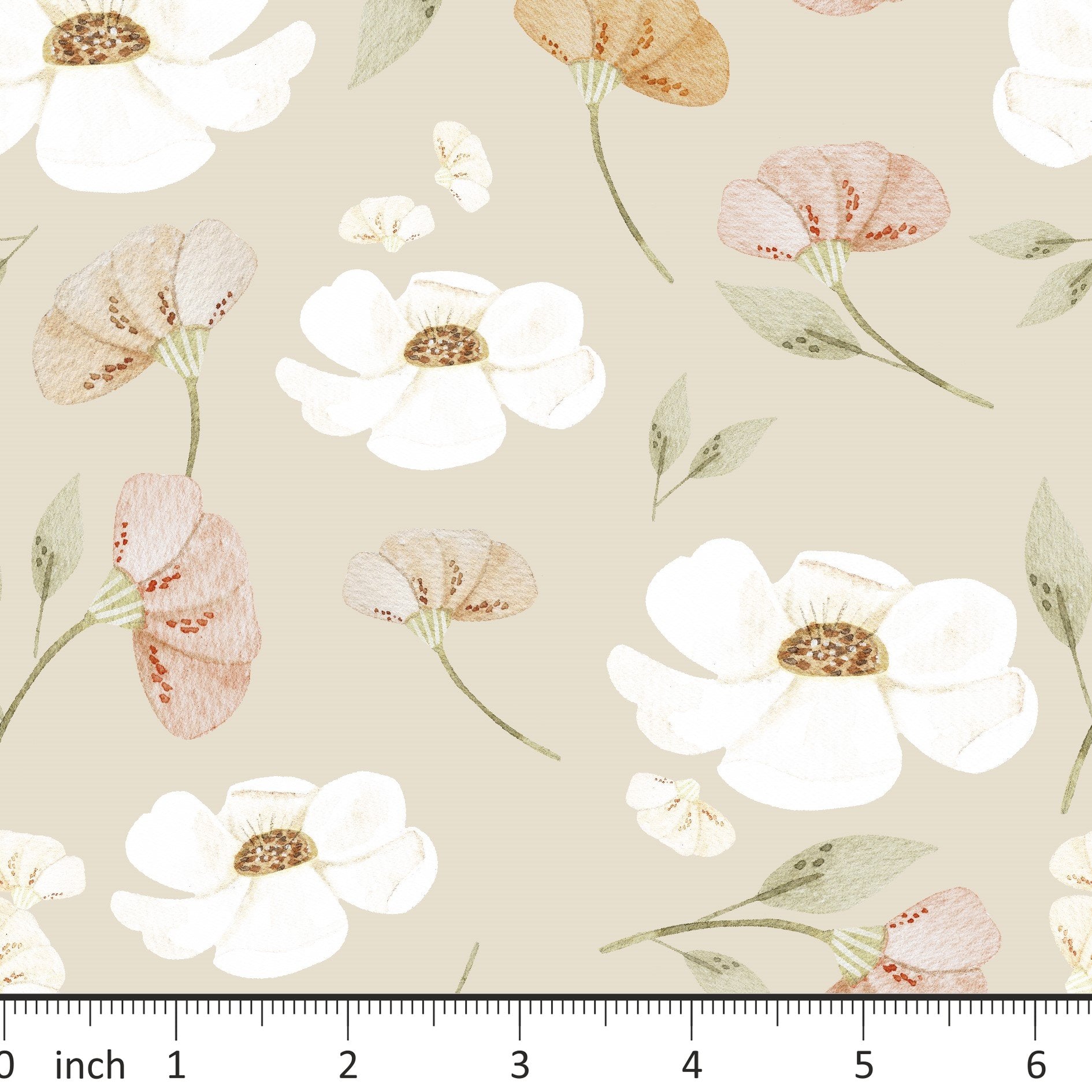 Lumelo and Ginger - Fran - on Butternut - Floral - Little Rhody Sewing Co.