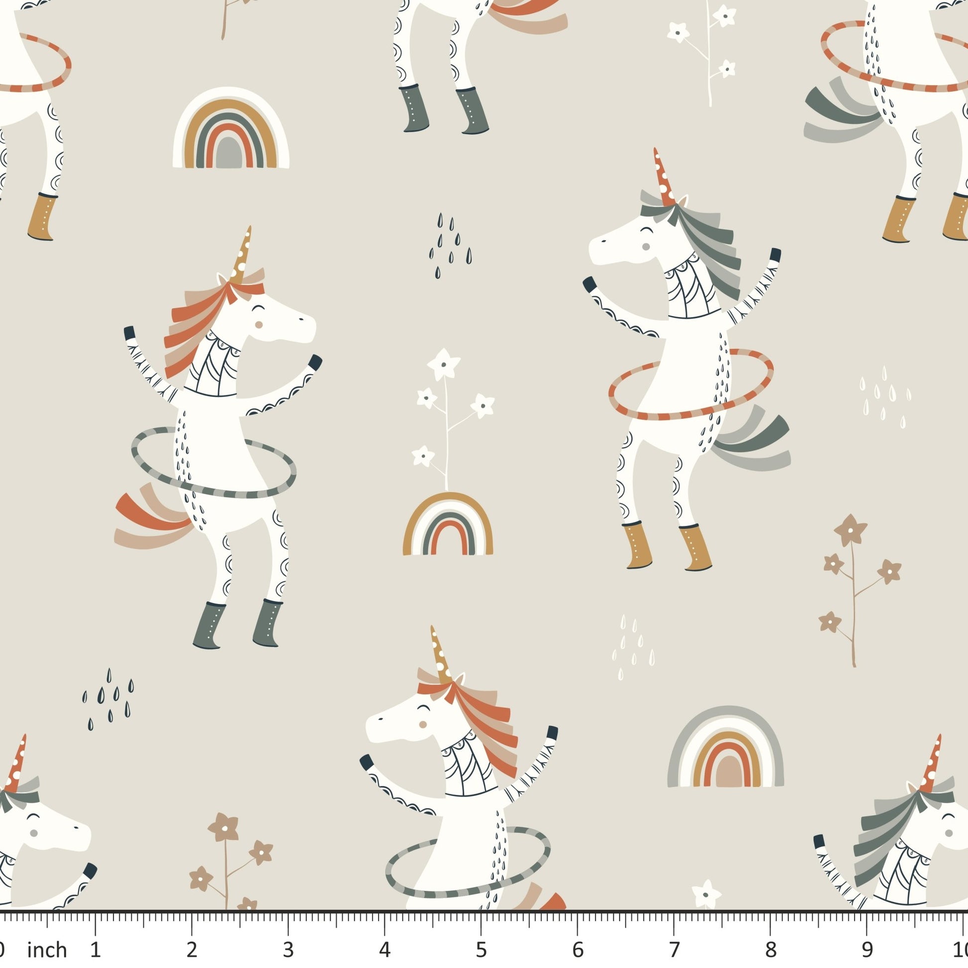 Marta Munn Designs - Unicorns - on Sand - Little Rhody Sewing Co.