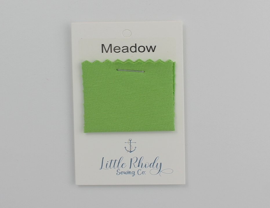 Meadow - Euro Ribbing - Jersey- Fleeced French Terry - Little Rhody Sewing Co.