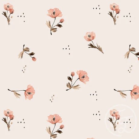 Mini Flowers Pink - Little Rhody Sewing Co.