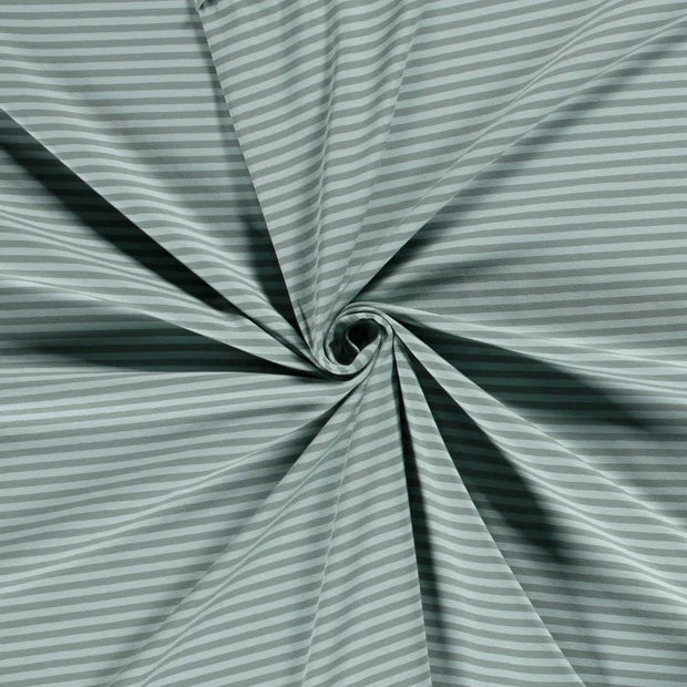 Mint Medium Stripes - Yarn Dyed Jacquard Jersey - By the 1/2 Yard - European Knit Fabric - Little Rhody Sewing Co.