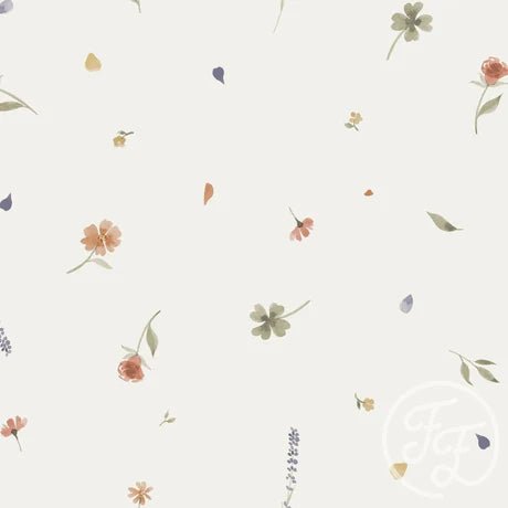 Multi Floral White - Little Rhody Sewing Co.