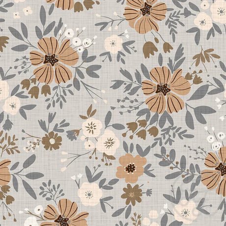 Neutral Floral - Little Rhody Sewing Co.
