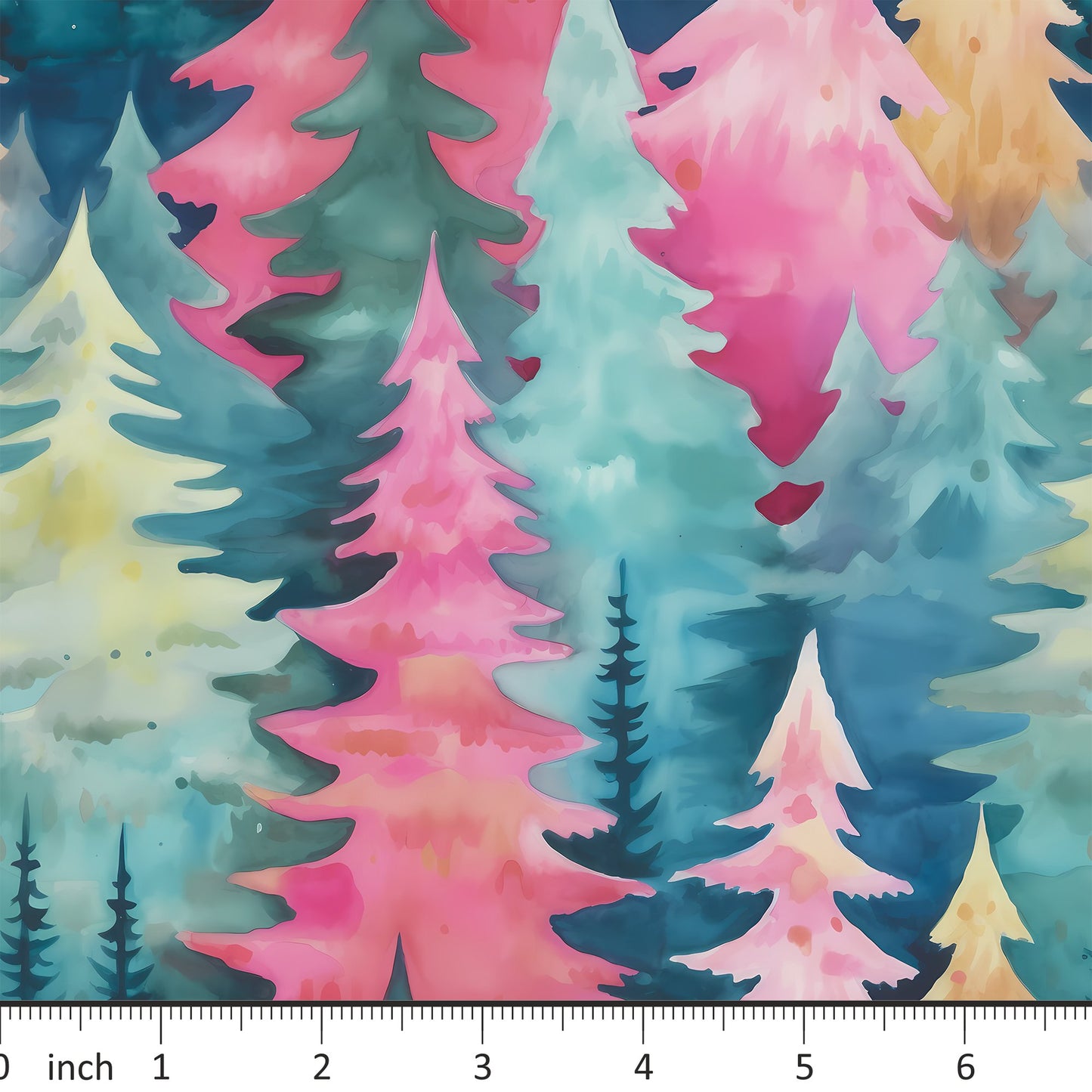 Pastel Pine Trees - Little Rhody Sewing Co.
