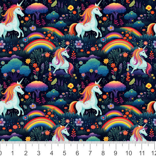 Rainbow Unicorn Meadow - Little Rhody Sewing Co.