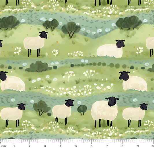 Sheep in The Hills - Little Rhody Sewing Co.