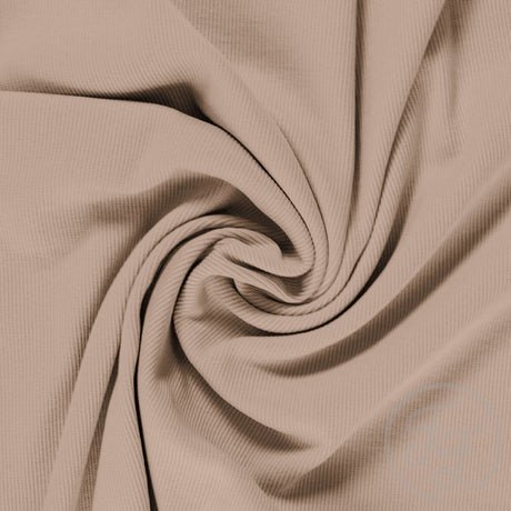 Simply Taupe - Baby Rib 1x1 - By the 1/2 Yard - Little Rhody Sewing Co.