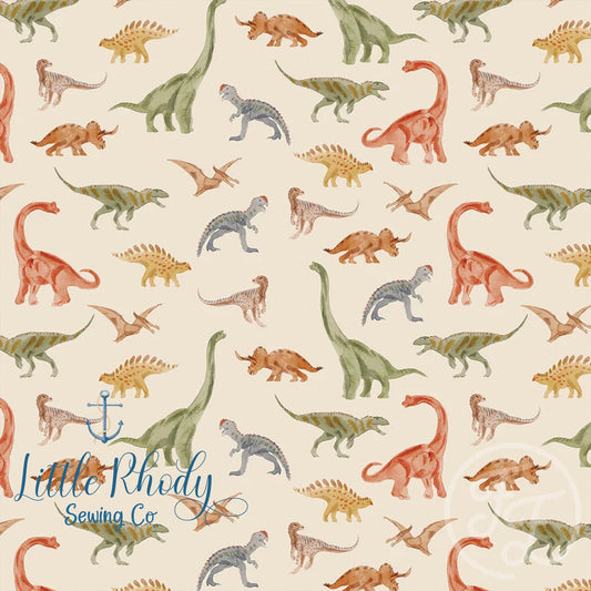 Small Dinosaurs - By the 1/2 Yard - Little Rhody Sewing Co.