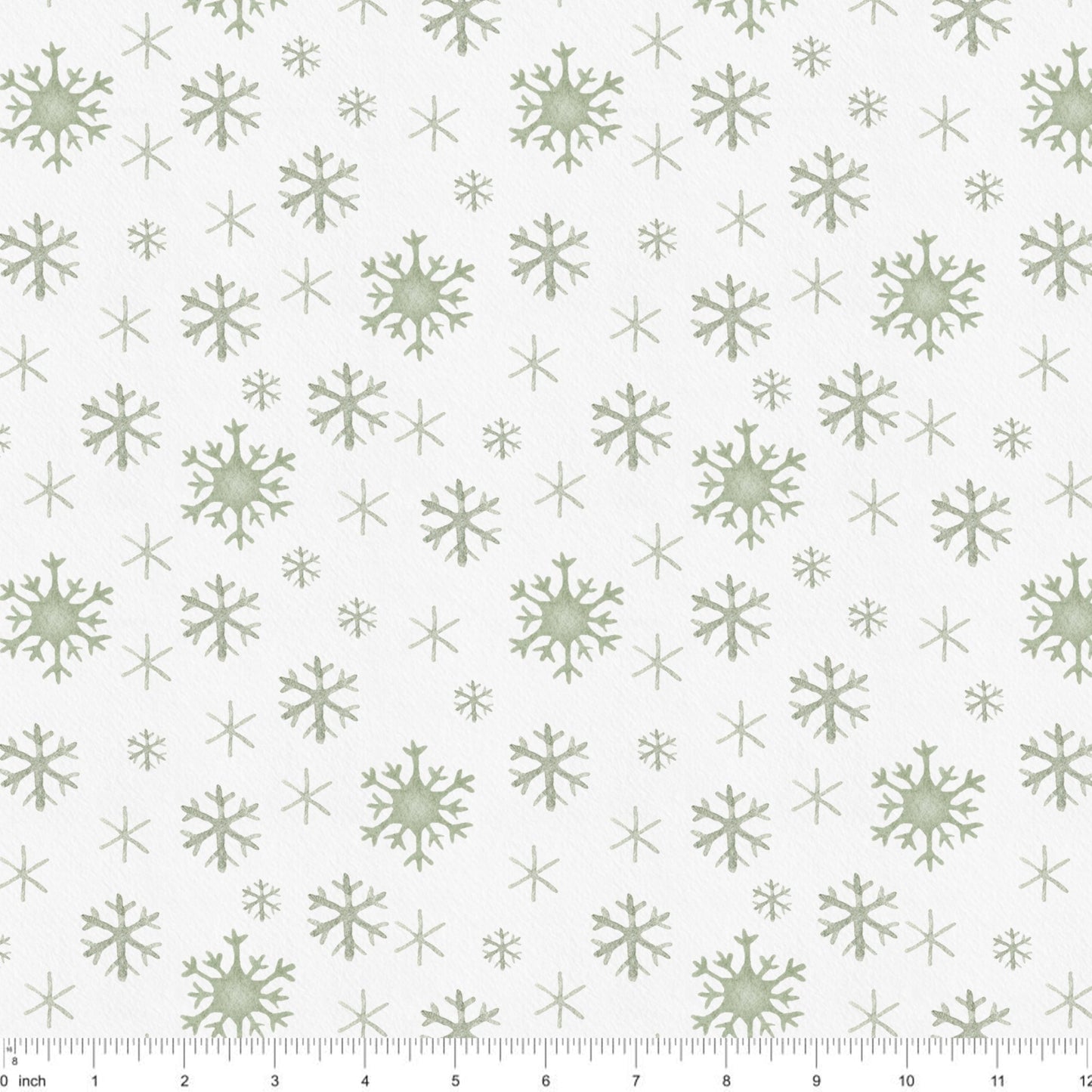 Snowflakes - Grey on White - Winter Owl Coordinate - Little Rhody Sewing Co.