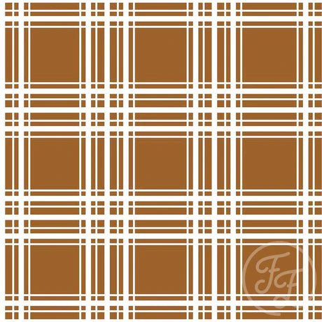 Squares Stripes Brown - Little Rhody Sewing Co.
