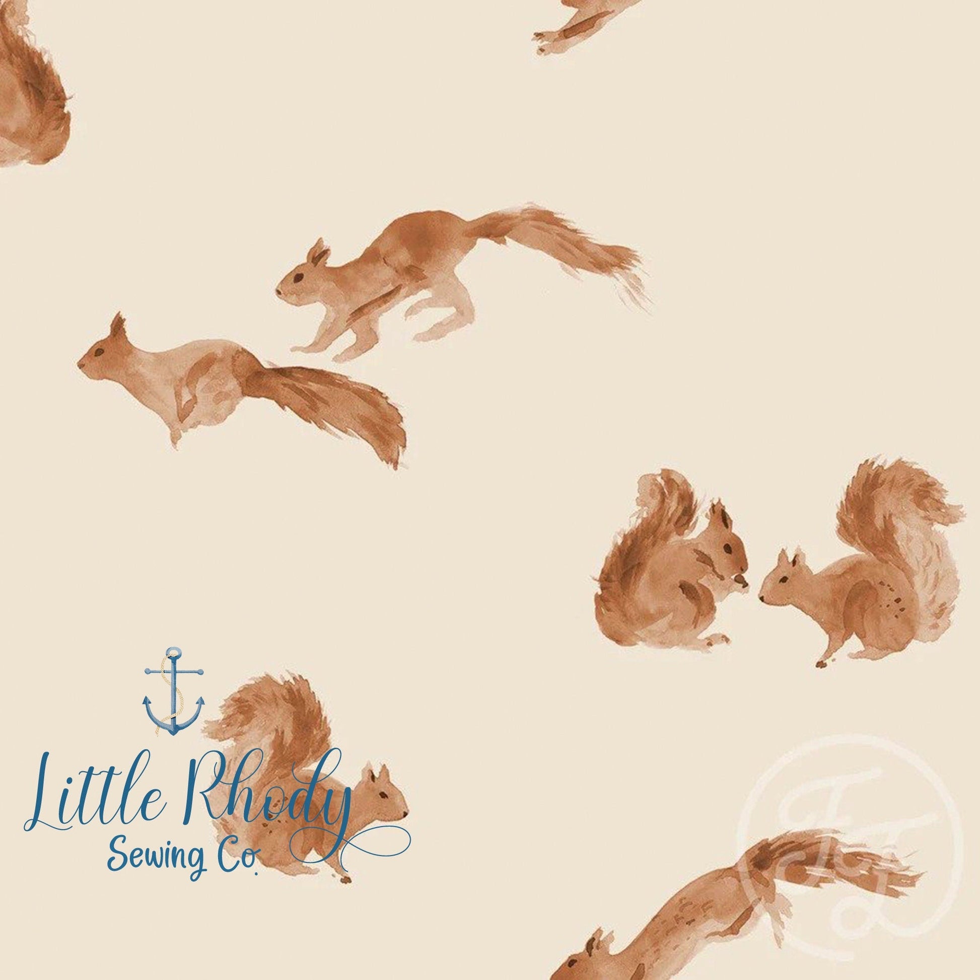 Squirrels - By the 1/2 Yard - Little Rhody Sewing Co.