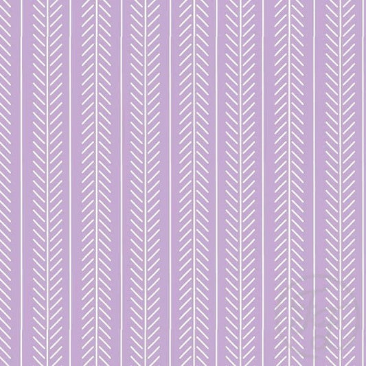 Stripe Row in Wisteria Purple - Little Rhody Sewing Co.