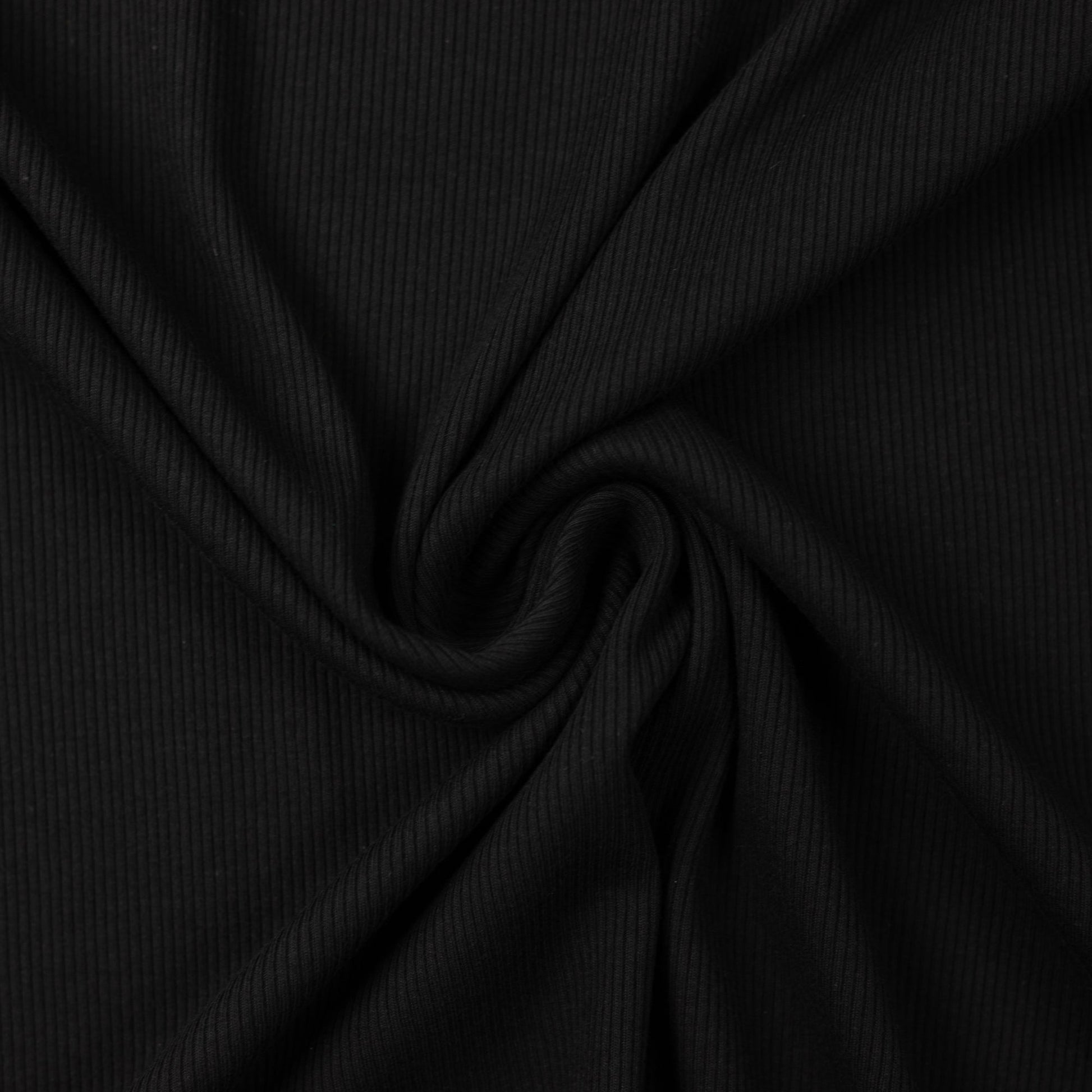 Swafing - Black - In Stock in Rib Knit - Available by Preorder in Euro Ribbing, Jersey, French Terry, Fleeced French Terry, Waffle - Little Rhody Sewing Co.