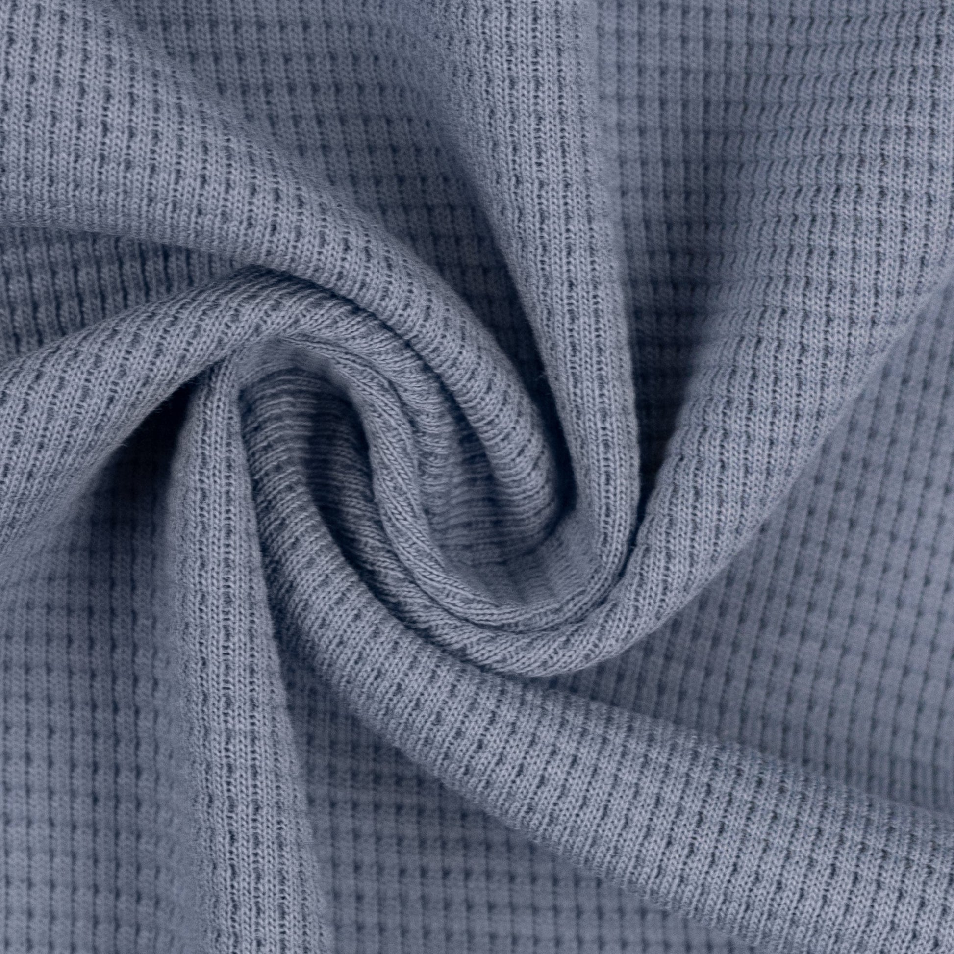 Swafing - Blue Gray - In Stock in Rib Knit - Available by Preorder in Euro Ribbing, Jersey, French Terry, Fleeced French Terry, Waffle - Little Rhody Sewing Co.
