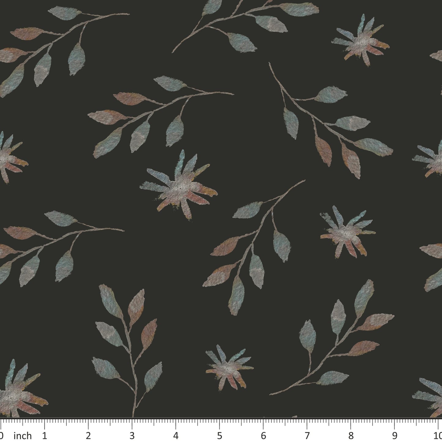 Tatra Cottage - Dark Autumn Floral - Earthy Autumn Floral Coordinate - Little Rhody Sewing Co.