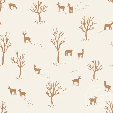 Wandering Deer Cream Chocolate - Little Rhody Sewing Co.