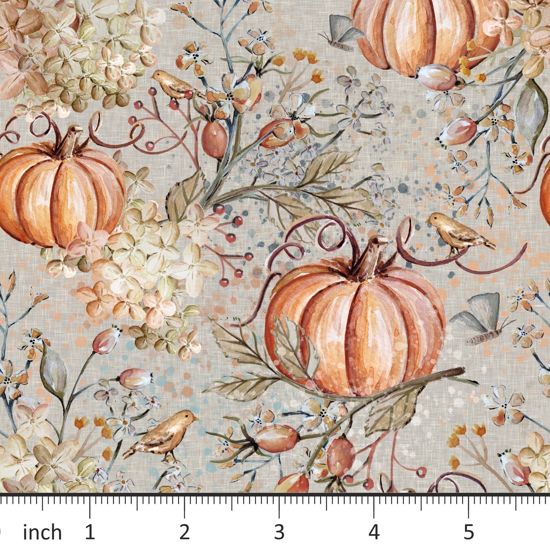 Wharfedale Studio - Neutral Pumpkins - Fall - Autumn - Little Rhody Sewing Co.