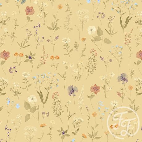 Wildflowers Yellow - Little Rhody Sewing Co.